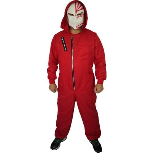 Salvador Dali The House of Paper La Casa De Papel Cosplay Costume Death Ichigo Kurosaki Bleach Mask