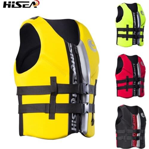 Professional Adult Life Jackets Neoprene Safety Life Jackets Water Skis Swimming Fishing Vests Rowing Kayak Life Jackets
