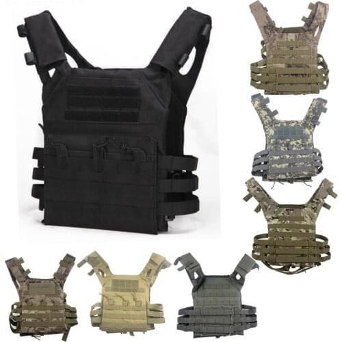 Tactical JPC Vest Molle Plate Carrier Harness Airsoft Chest Rig Paintball CS Field Protective Lightweight Vest Hunting Equipment
