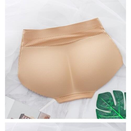 Lady Middle waist Sexy Padding Panties Bum Padded Butt lifter Enhancer Hip Push Up Panties Underwear Seamless Panties Buttocks