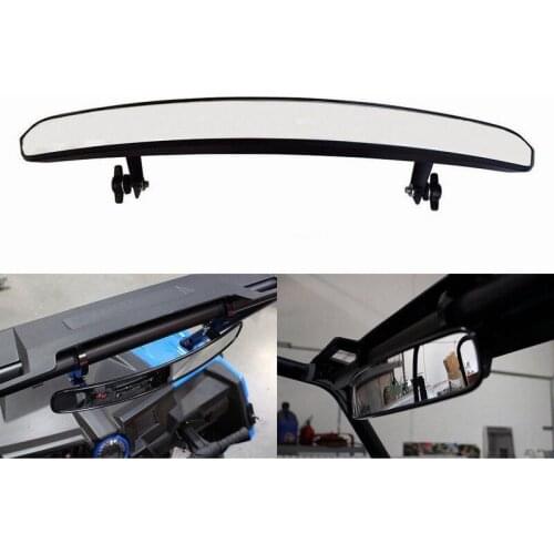 UTV Rear View 2" Clamp Convex Race Mirrors Boat Car Truck Tractor Universal For Polaris Ranger RZR Can-Am Maverick Yamaha Viking