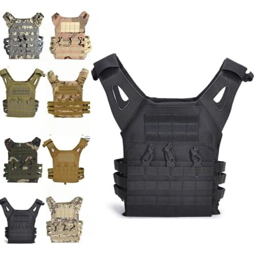 Airsoft Paintball Tactical Vest Breathable Military JPC Molle Vests Hunting Body Armor Plate Carrier CS Game Protective Gear