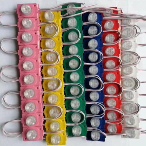 DC12V high power Waterproof LED Module with injection len 1LED, white, warm white 1.5W for Double-sided Lightbox high brightness