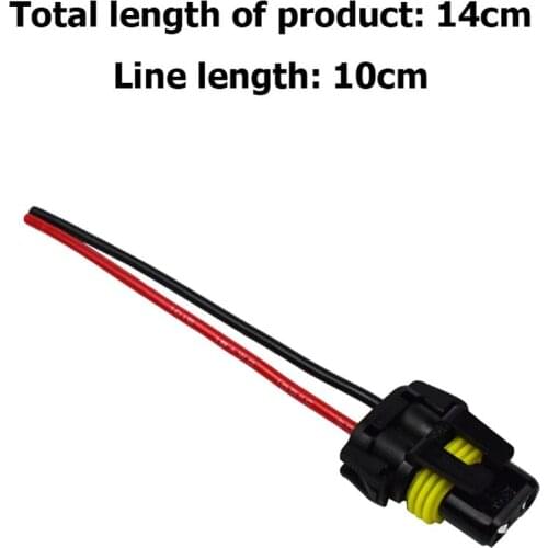 2pcs 9005 9006 9012 9140 9145 9150 9155 HB3 HB3 H10 Bulb Socket Female Adapter Connector for Headlight Fog Lamp