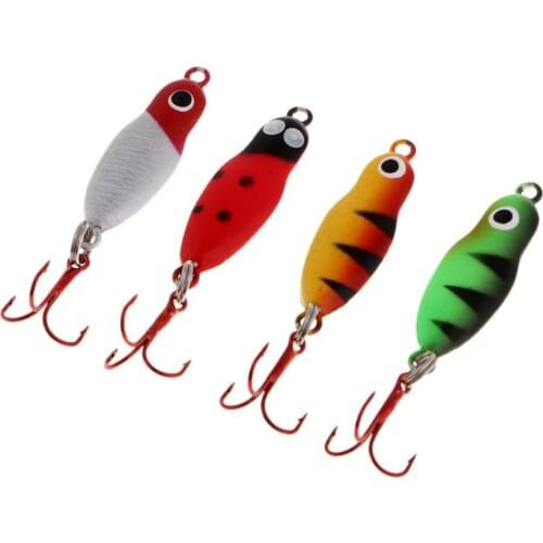 4PCS 5cm/1.97" 6g/0.21oz Freshwater Saltwater Fishing Bait Minnow Hard Lures