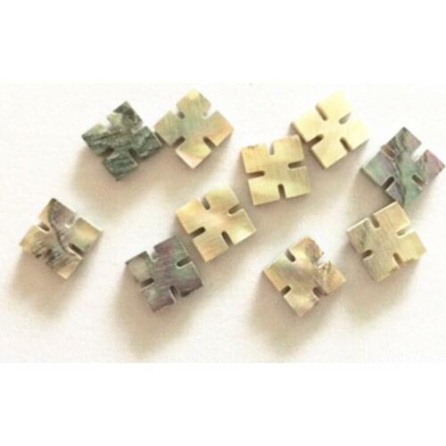50Pcs Fretboard Abalone Inlay Material Dots 6mm*6mm Diagonals
