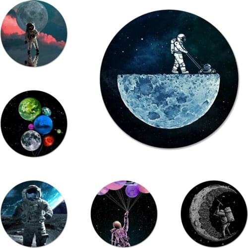 Astronaut Space Moon Planet Badge Brooch Pin Accessories For Clothes Backpack Decoration gift