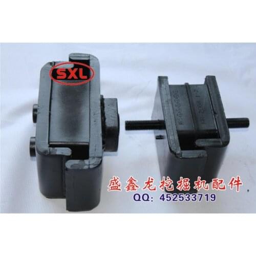 Excavator engine accessories accessories wholesale Hitachi EX200-1/2/3/5 machine foot shock absorber rubber adhesive