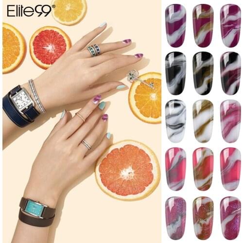 Elite99 30ML Changeable Gel Polish 57 Colors Top Base Coat Soak Off UV & LED Primer Nail Polish UV Gel Nail Polish Gel Varnish