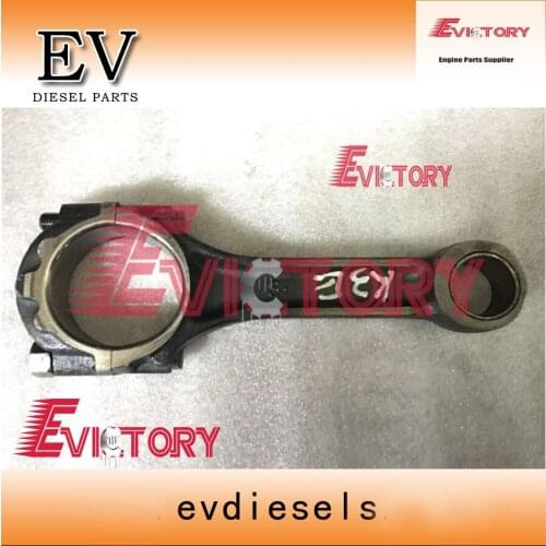 Evictory For Mitsubishi K3E K4E connecting rod+con rod tractor engine 2PCS