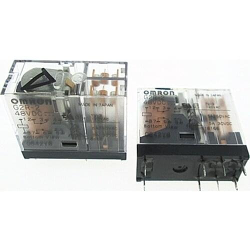 HOT NEW 48V relay G2R-2-48VDC G2R-2 48VDC G2R2 G2R2-48VDC DC48V 48VDC 24V 5A 250VAC DIP8