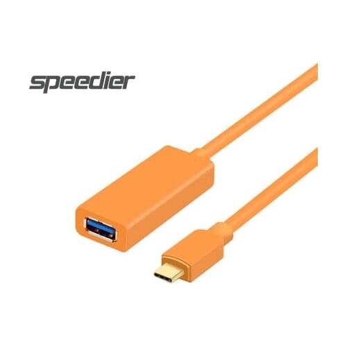 USB3.0 female TO Type-c USB-C extension cable notebook computer camera online Shoot extension cable Amplifier chip usb3.0 line
