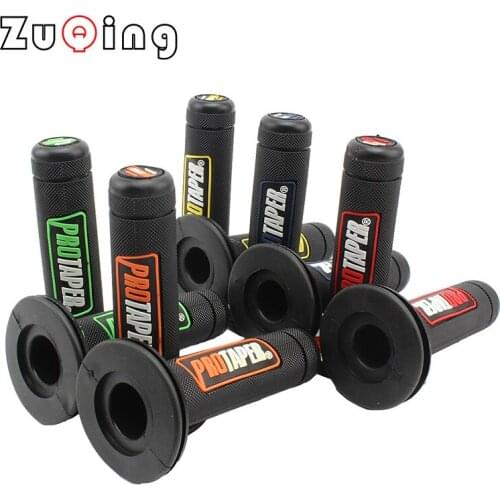 Motorcycle Handlebar Handle Gel Grips Pro Taper Fit For 7/8" Handlebar Rubber Gel Hand Grips Dirt Pit Bike Motocross