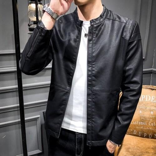 Mens Jackets and Coats Autumn Winter Long Sleeve Black Blue Winered Clothes