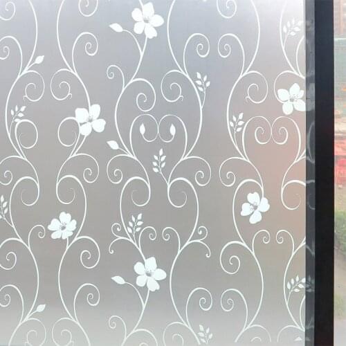 Window Sticker Privacy Protection Self Adhesive Home Decor Glass Stickers for Bathroom Living Room GQ