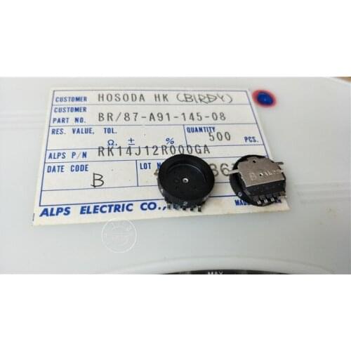 Original new 100% RK14J12R000GA dial dual potentiometer 30K with digital 15MM*3MM patch foot (SWITCH)
