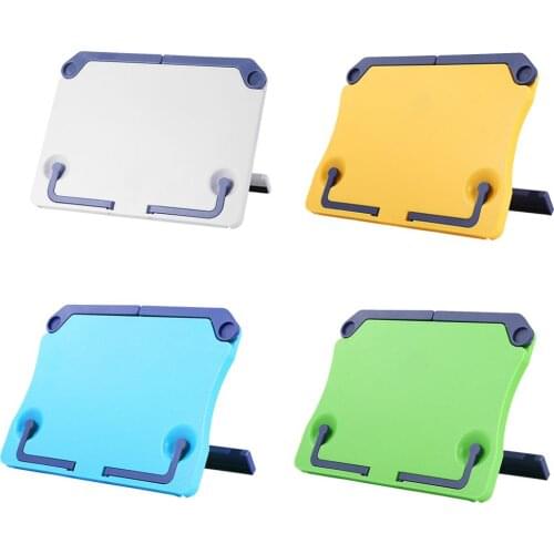 Portable Bookend Stand Reading Book Stand Books Recipe Shelf Folding Holder Organizer for Music Score Recipe Tablet