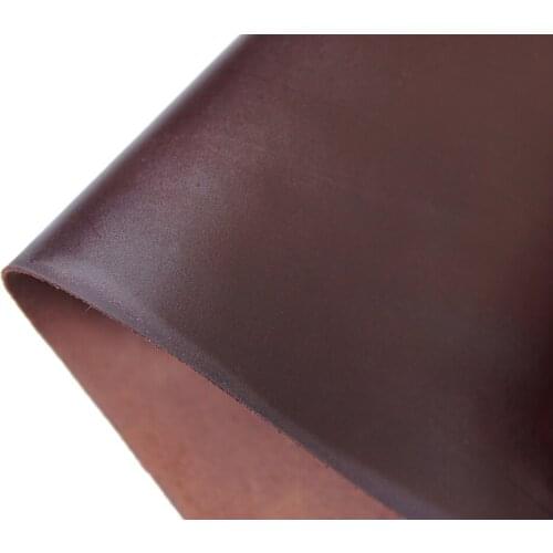 Shine Deep Wine Cowhide Leather Tooling Crafts Sewing Hobby Workshop Arts Raw Matieral