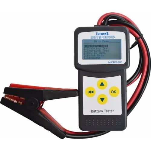 Russian MICRO-200 12V Aumotive Vehicle NEW Car Battery Tester Battery Conductance Resistance healthy quality Test