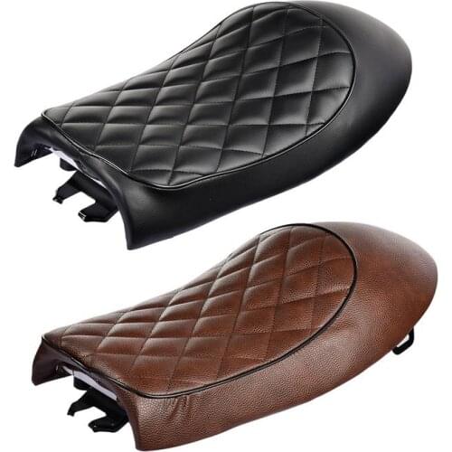 Motorcycle Refitment Universal High-quality Retro Motorcycle Seat Cushion Leather Moto Seat Cushion Bobber Seat