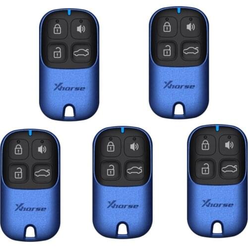 5/10 pcs/lotXHORSE XKXH01EN Universal Remote Key 4 Buttons for VVDI Key Tool