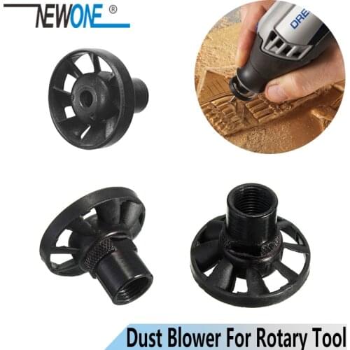 NEWONE Black Dust Blower Fan For Rotary Tools Thread 9/32'' X0.75