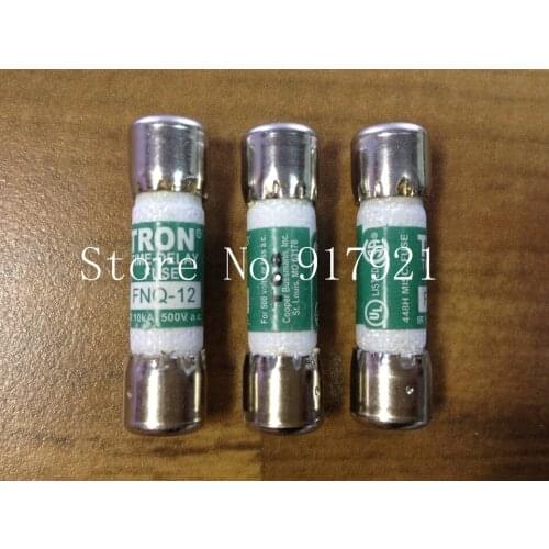 [ZOB] The United States Bussmann TRON FNQ-12 FUSE 500V BUSS 10x38 import fuse tube original --10PCS/LOT