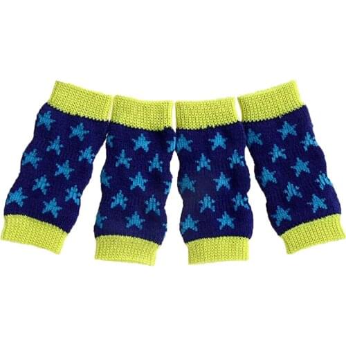 1 Set Winter Pet Dog Snow Leg Socks Dog Non- Pet Leg Warmers Protector