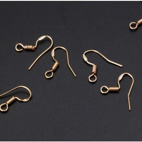 10Pcs 925 Silver Plated DIY Earring Hooks Ear Wire Anti Allergy Jewelry Findings