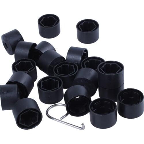 20 Wheel Nut Bolt Cover Cap 17mm For Volkswagen Golf MK4 Passat Beetle