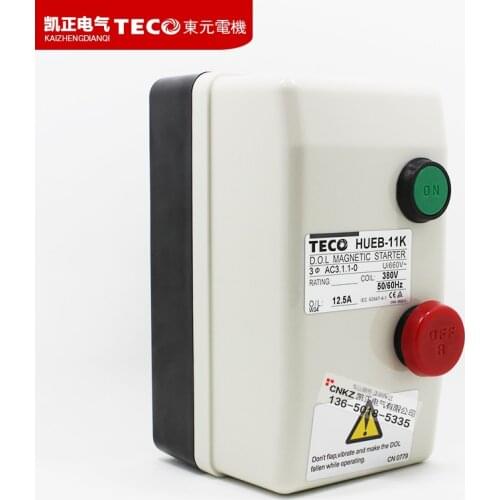 Brand new original authentic TECO TAIAN AC electromagnetic switch starter HUEB-11K instead of HUE-11K