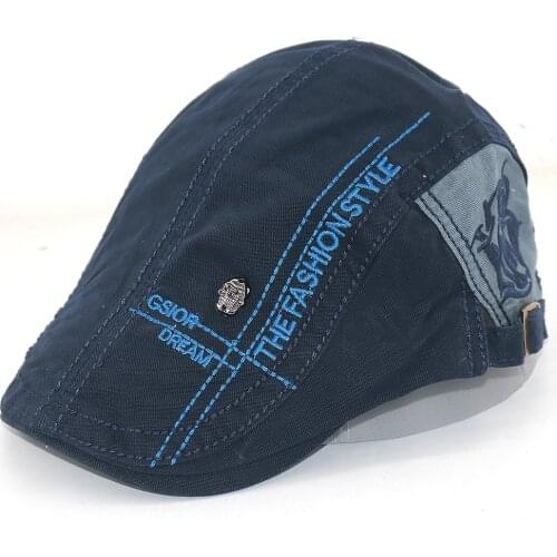 Skull beret hat cotton adjustable letter embroidery berets men women fashion winter hats hip hop cap high quality