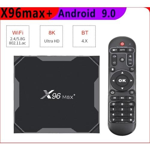 2021 HOT X96 max plus Android Smart Mini TV BOX 4K Media Player 4GB 64GB 8K Wifi 1080P X96Max+ Smart With Mini Projector