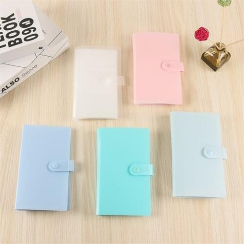 1pc Function 240 Bits Large Capacity Business Card Holder Ticket Collection Photocard Book Card Case Card Wallet Photo Album