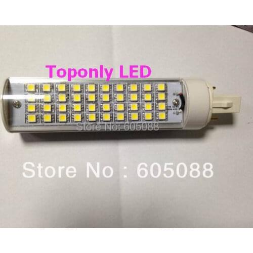 G24 pl 10w led lamp,with Epistar SMD 5050 and isolated driver, AC85-300V,color white, 800-850lm,60pcs/lot DHL free shipping