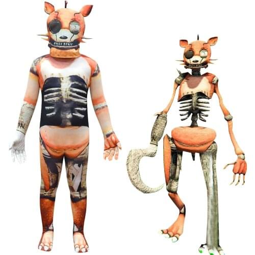Freddy Costume Kids Child Freddy Superhero Boys Girls Funny Party Cosplay Halloween Carnival Suit Jumpsuit