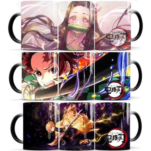 2020 Demon Slayer Mug 110z Ceramic Color Changing Coffee Mug Best Gift for Your Friends Milk Tea Cups Mug Drop Shipping Mugs