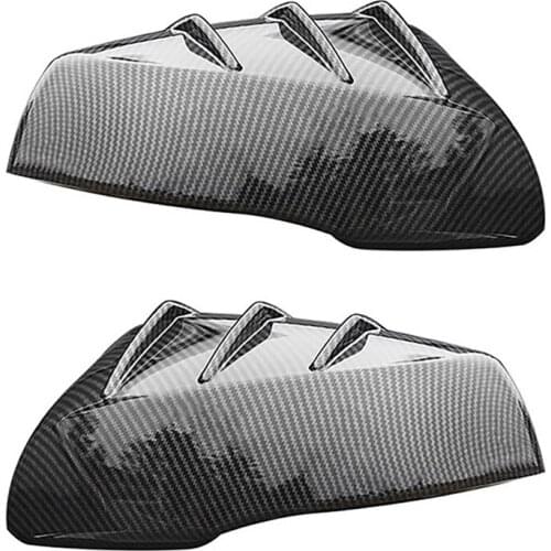 Car Rear View Rearview Side Glass Mirror Cover Trim Frame Side Mirror Caps for Toyota Alphard 2016-2021