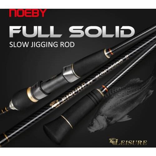 Noeby Full Solid Slow Jigging Fishing Rod 1.68m 1.83m 1.96m M ML Power High Tonnage Sensitivity Carbon Spinning Casting Sea Rod