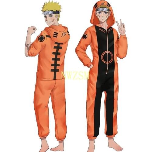 New Hokage Konoha Kakashi Uzumaki Naruto Cosplay Costumes Teens Pajamas Jumpsuits Flannel Warm Thickem Sleepwear Bathrobe Suit