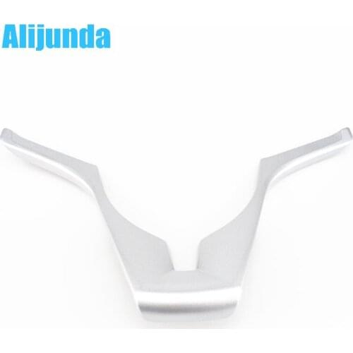 Alijunda New Design For Chevrolet Cruze Sedan Hatchback High Quality Matt Chrome trim Steering Wheel squins cover sticker case