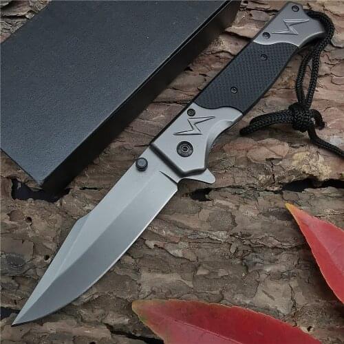 Outdoor Tactical Camping Hunting Survival Pocket Folding Knife 7Cr13 Blade G10 Handle Sharp Multi Knives EDC Tool