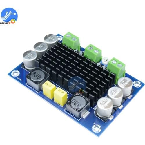TPA3116D2 Mono Amplifier Board 100W DC 12V-26V High Power Audio Digital AMP Module Sound Speaker Board Volume Control