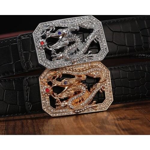 Cow genuine mens brown leather luxury strap male belts for men new fashion classice vintage pin buckle men belt High Quality