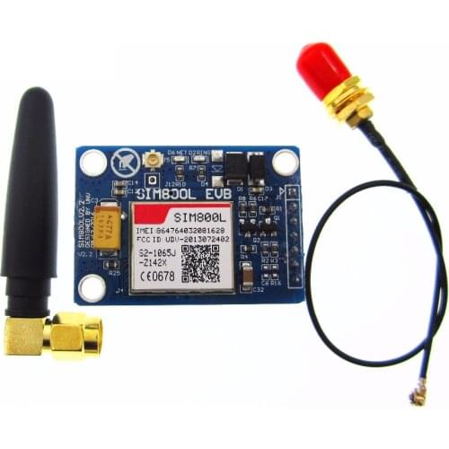 SIM800L V2.0 5V Wireless GSM GPRS MODULE Quad-Band W/ Antenna Cable Cap