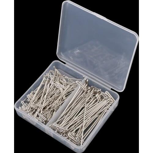 150pcs 38mm/1.5inch Stainless Steel T-Pins Sewing Pins for Knitting Blocking Sewing Accessories
