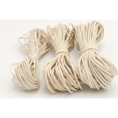 TYRY.HU 10 Meter Cotton Rope Teething Necklace Craft Tool For DIY Bracelets Necklace Accessories 1.0/1.5/2.0mm Free Shipping