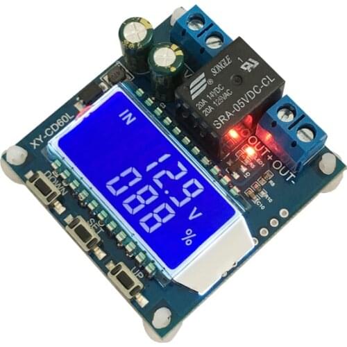 CD60L Solar Battery Charger Controller DC 6-60V Charging Discharge Control Module Under voltage Current protector Board