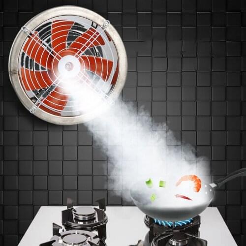 304 stainless steel axial flow fan high temperature resistant duct fan ventilation low noise kitchen industrial ventilation fan