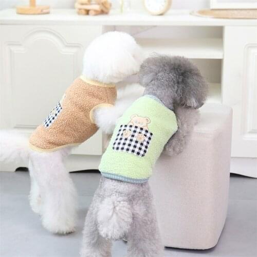 Winter Clothes For Dogs Warm Dog Cotton Jacket Pet Clothing Dog Coat Vest Chihuahua French Bulldog Coat